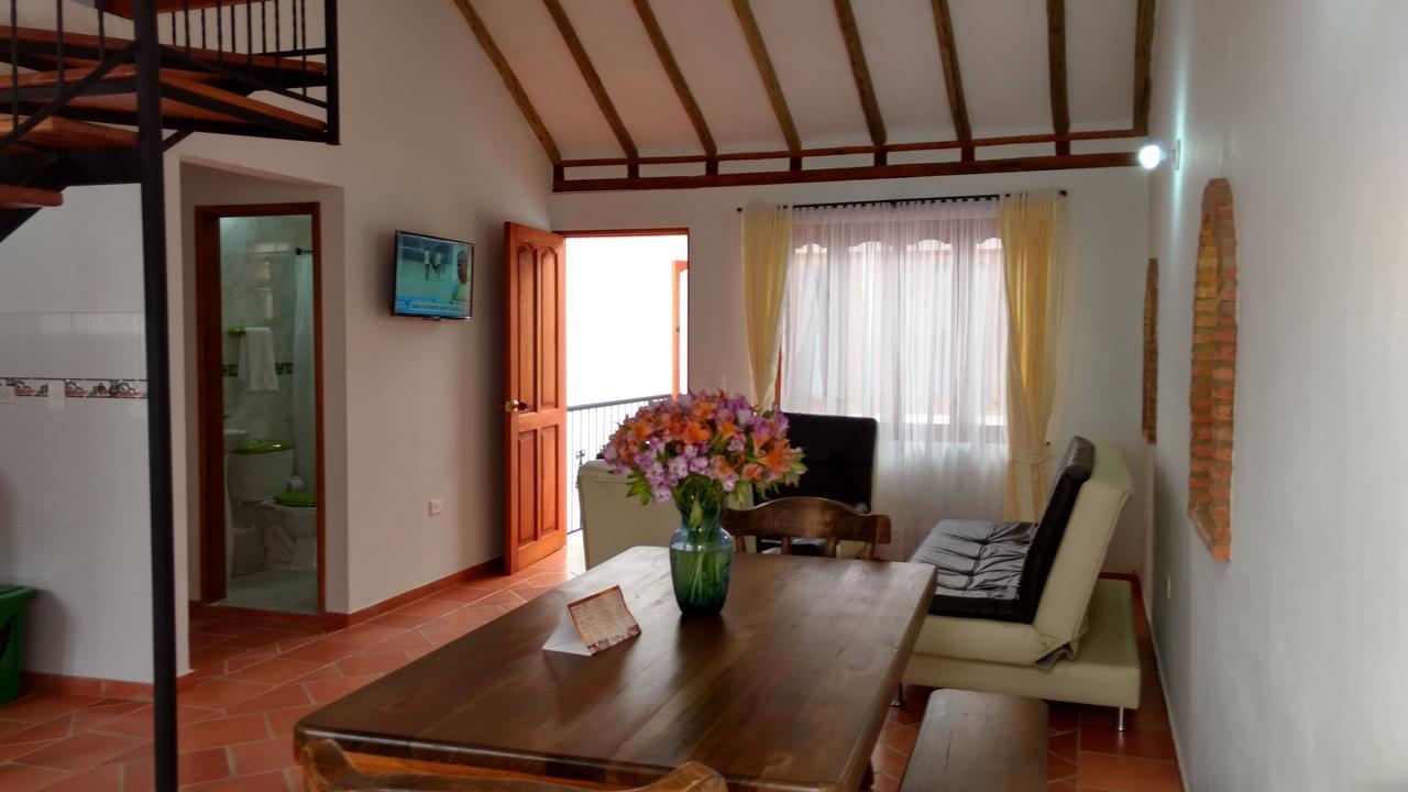 Apartahotel La Gran Familia Villa de Leyva Kültér fotó